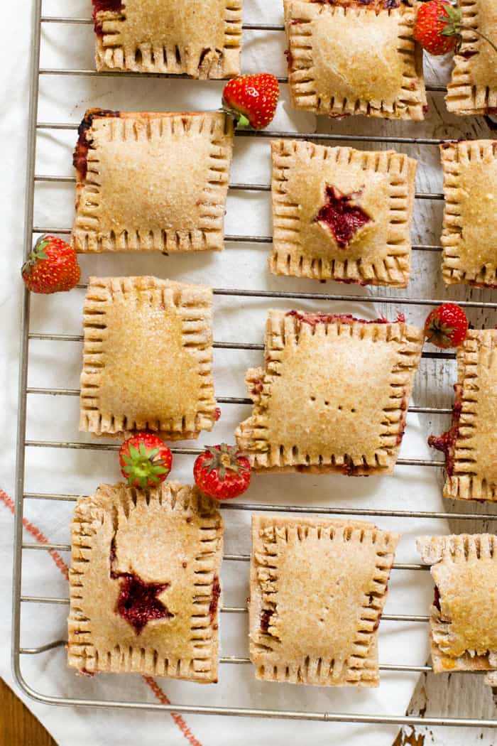 Strawberry pie bites
