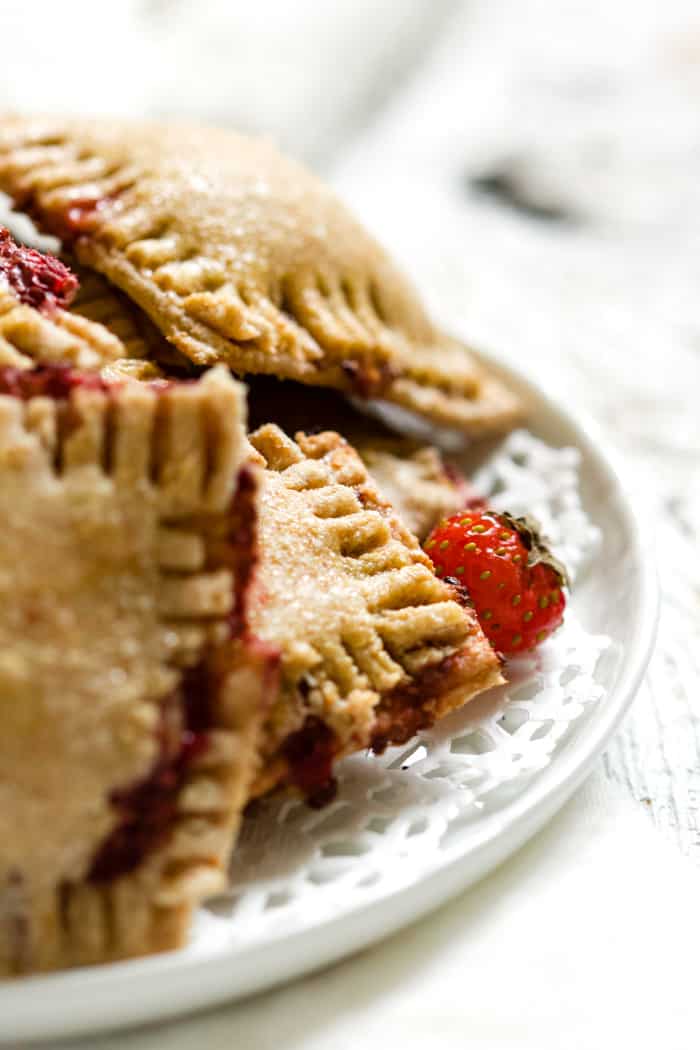 Strawberry pie bites